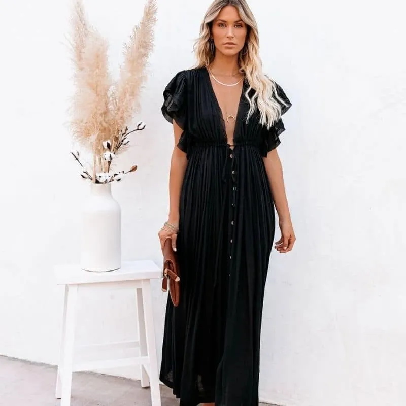 Robe de plage style oversize