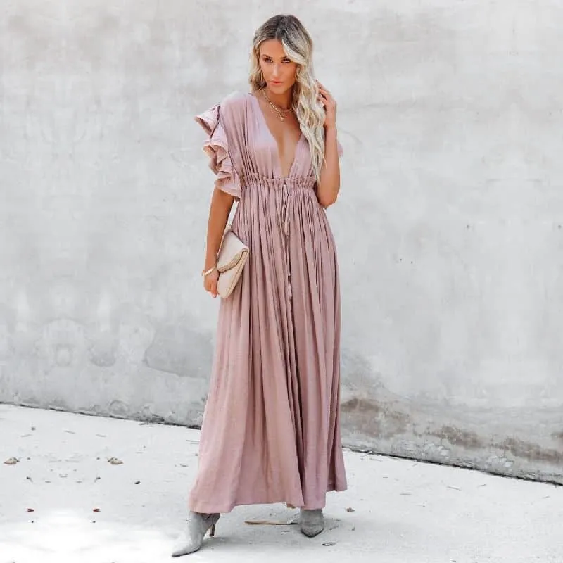 Robe de plage style oversize