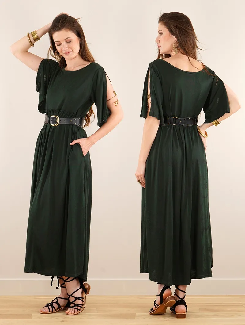 Robe longue oversize imprimée 