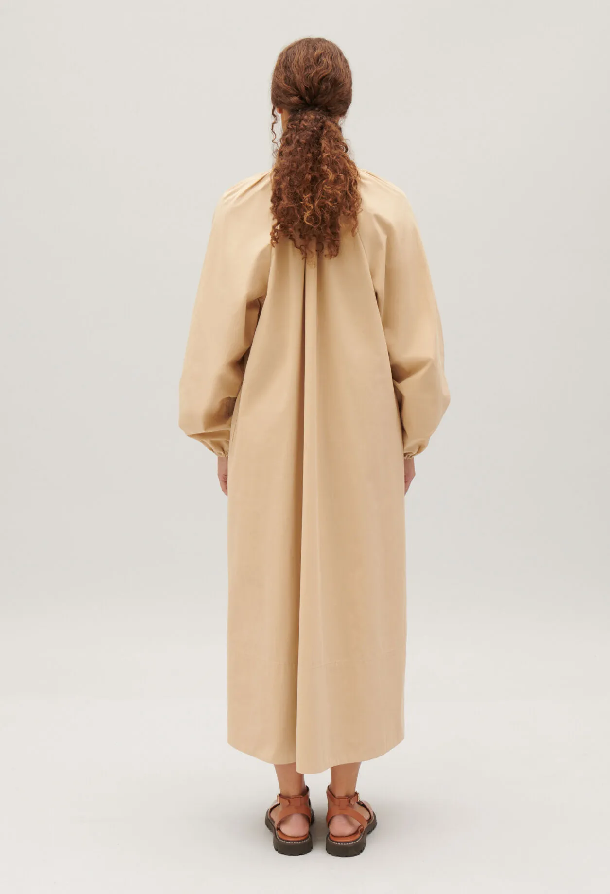 Robe longue oversize sable | Claudie FR