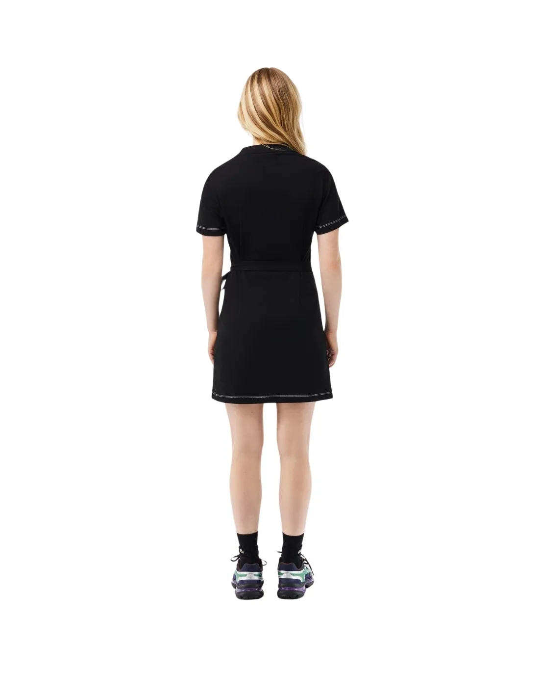 Robe Oversize Femme Lacoste Ref 63185 031 Noir