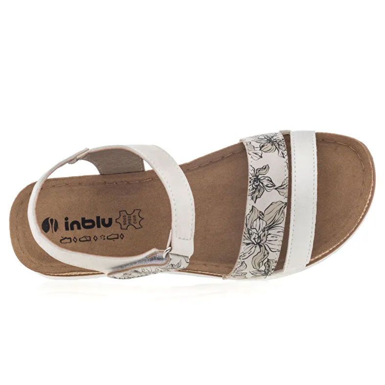 Sandales / nu-pieds Femme Beige inblu : Sandales / Nu-pieds . Besson Chaussures