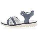 Sandales / nu-pieds Fille Bleu 3 Pommes : Sandales / Nu-pieds . Besson Chaussures