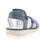 Sandales / nu-pieds Fille Bleu 3 Pommes : Sandales / Nu-pieds . Besson Chaussures