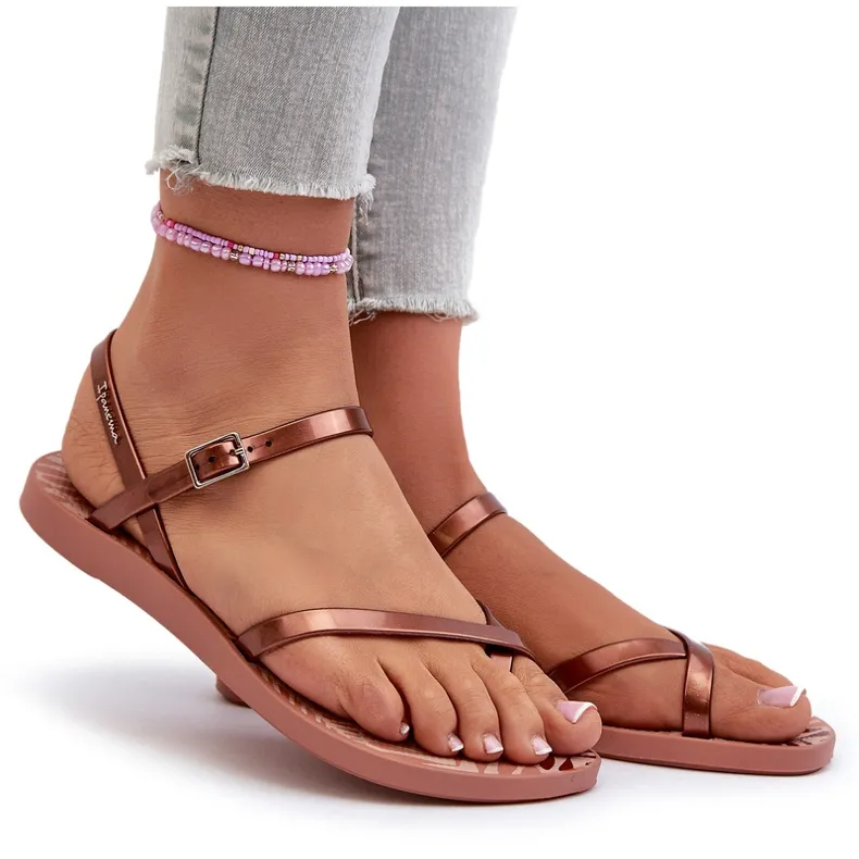 Sandales pour femmes 82842 Ipanema Fashion Sandal Viii Fem Rose-Marron