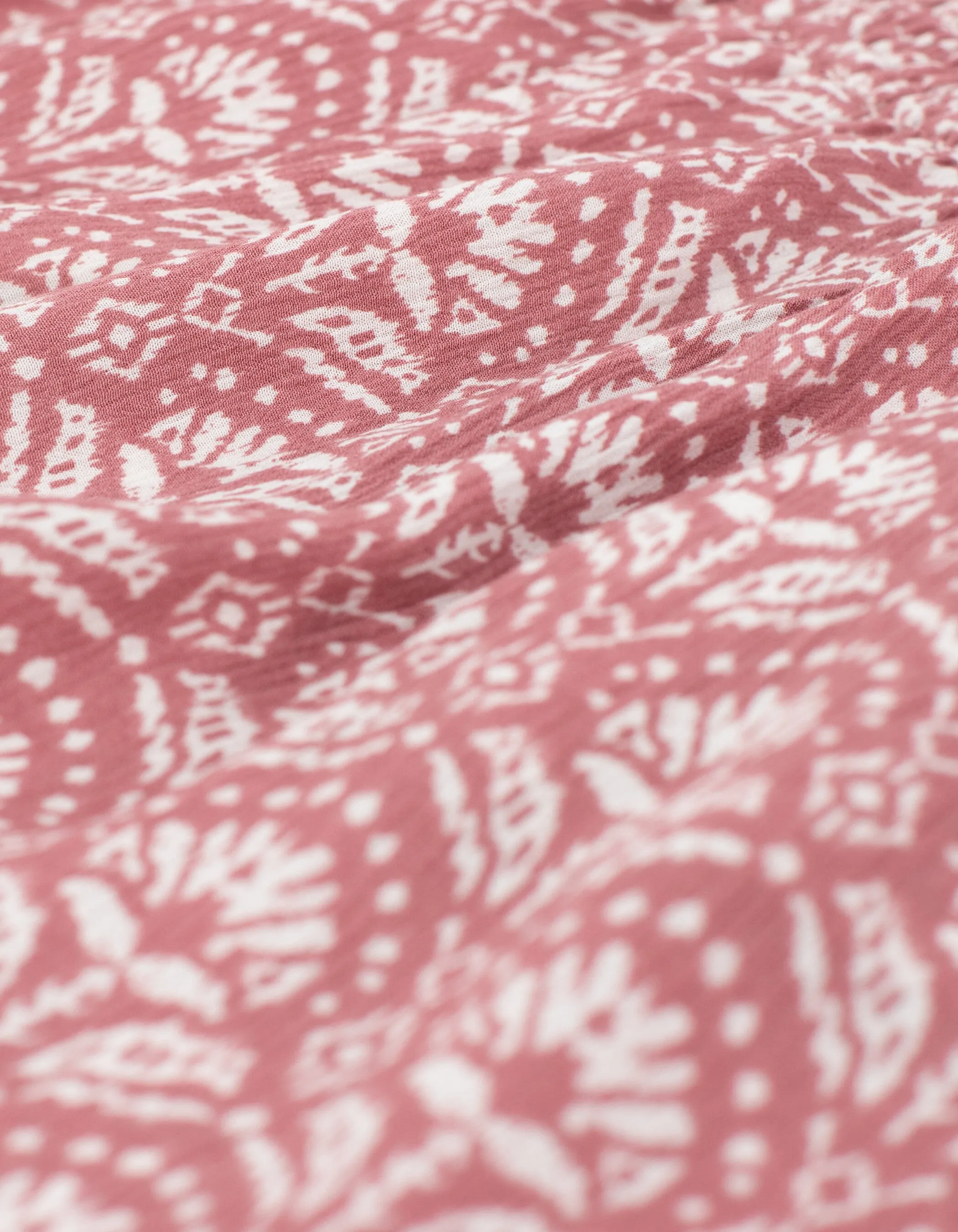 Short bois de rose Ecovero® imprimé batik fille