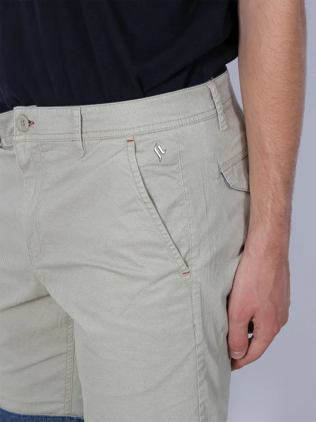 Short chino quadrillé cally beige homme - Sun Valley | wimod