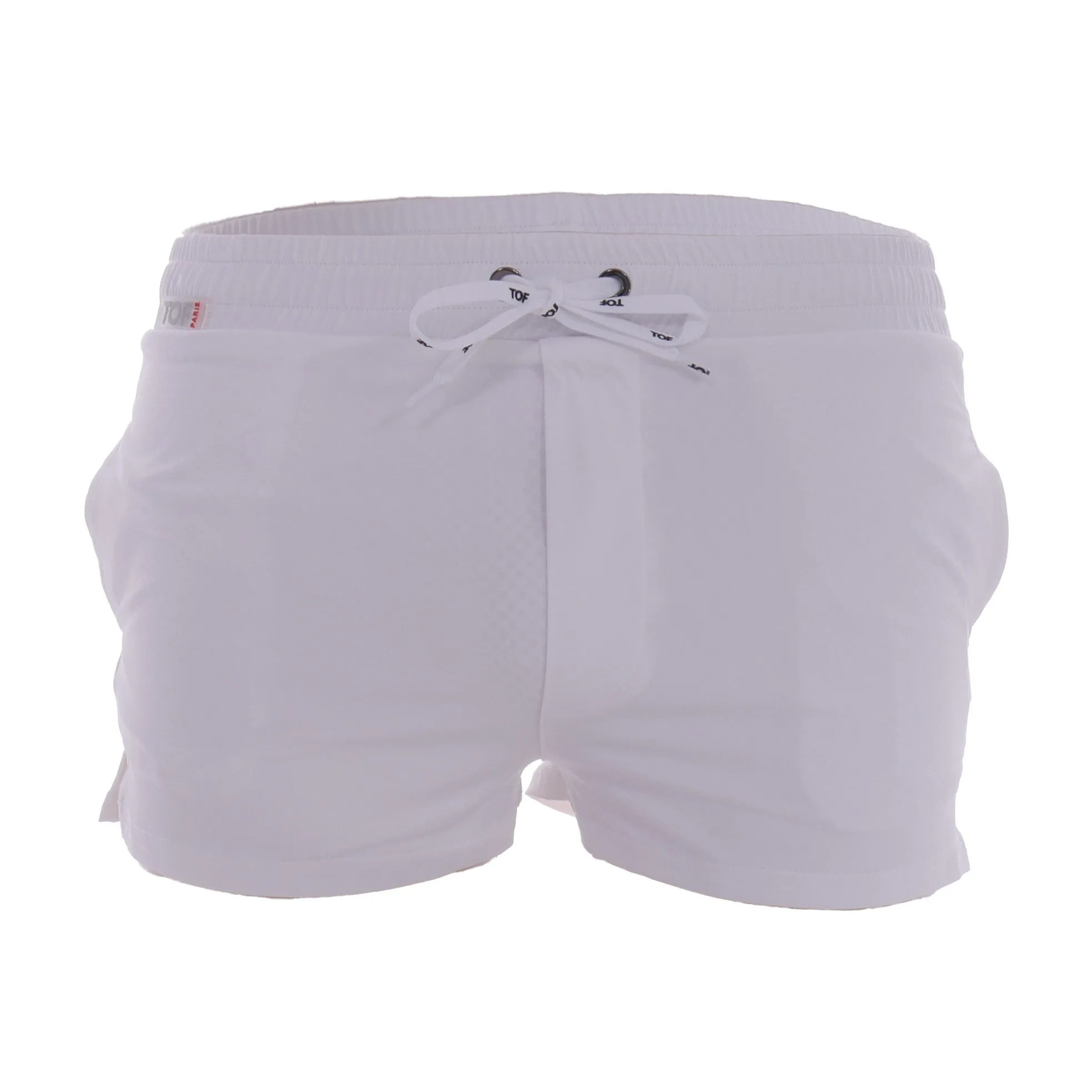 Short de bain Holidays TOF PARIS - blanc - TOF Paris : vente short ...