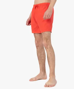 short de bain homme uni orange