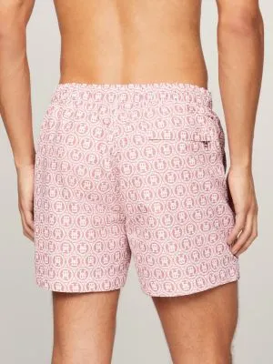 Short de bain mi-long TH Monogram | Blanc | Tommy Hilfiger