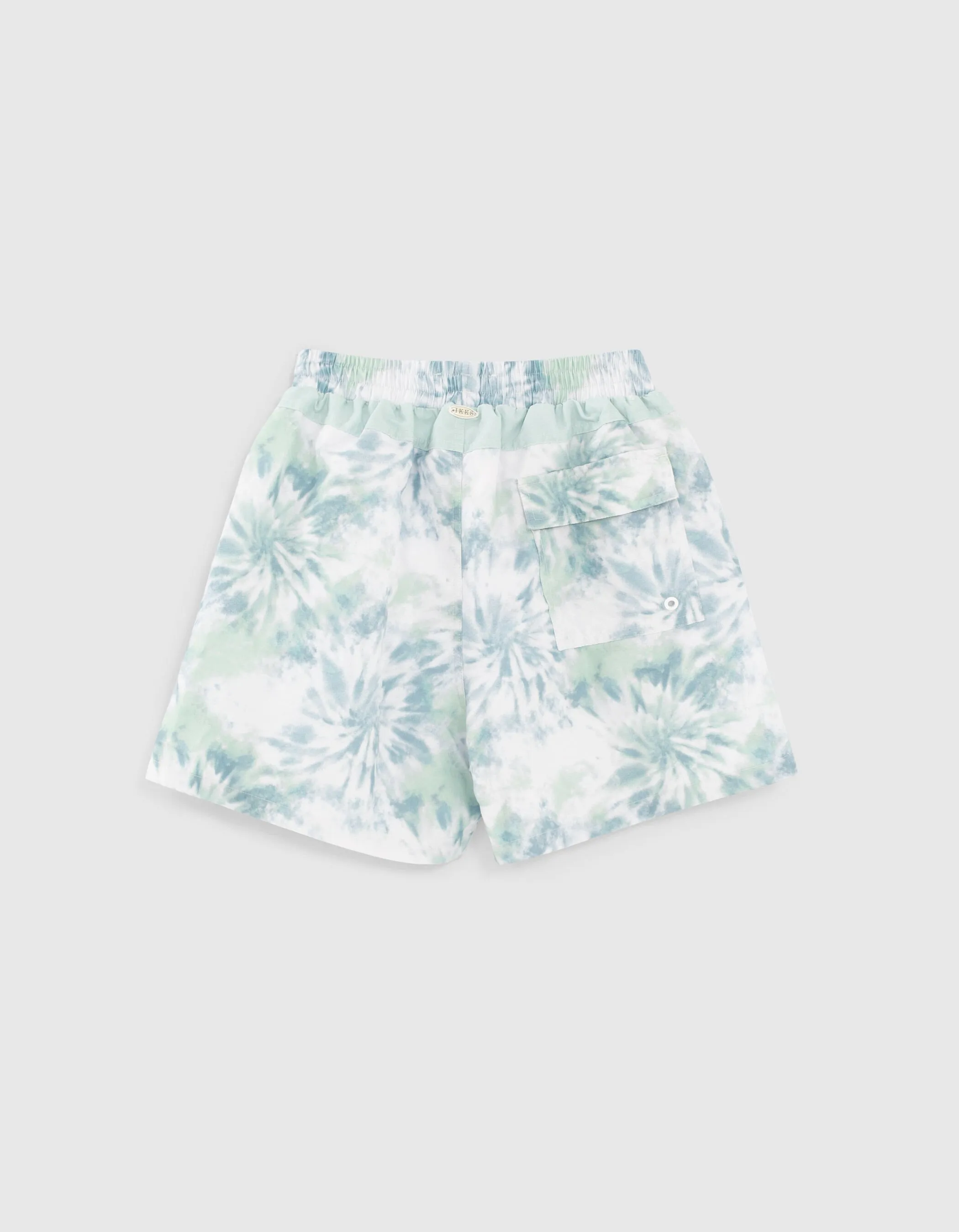 Short de bain mint effet tie and dye garçon