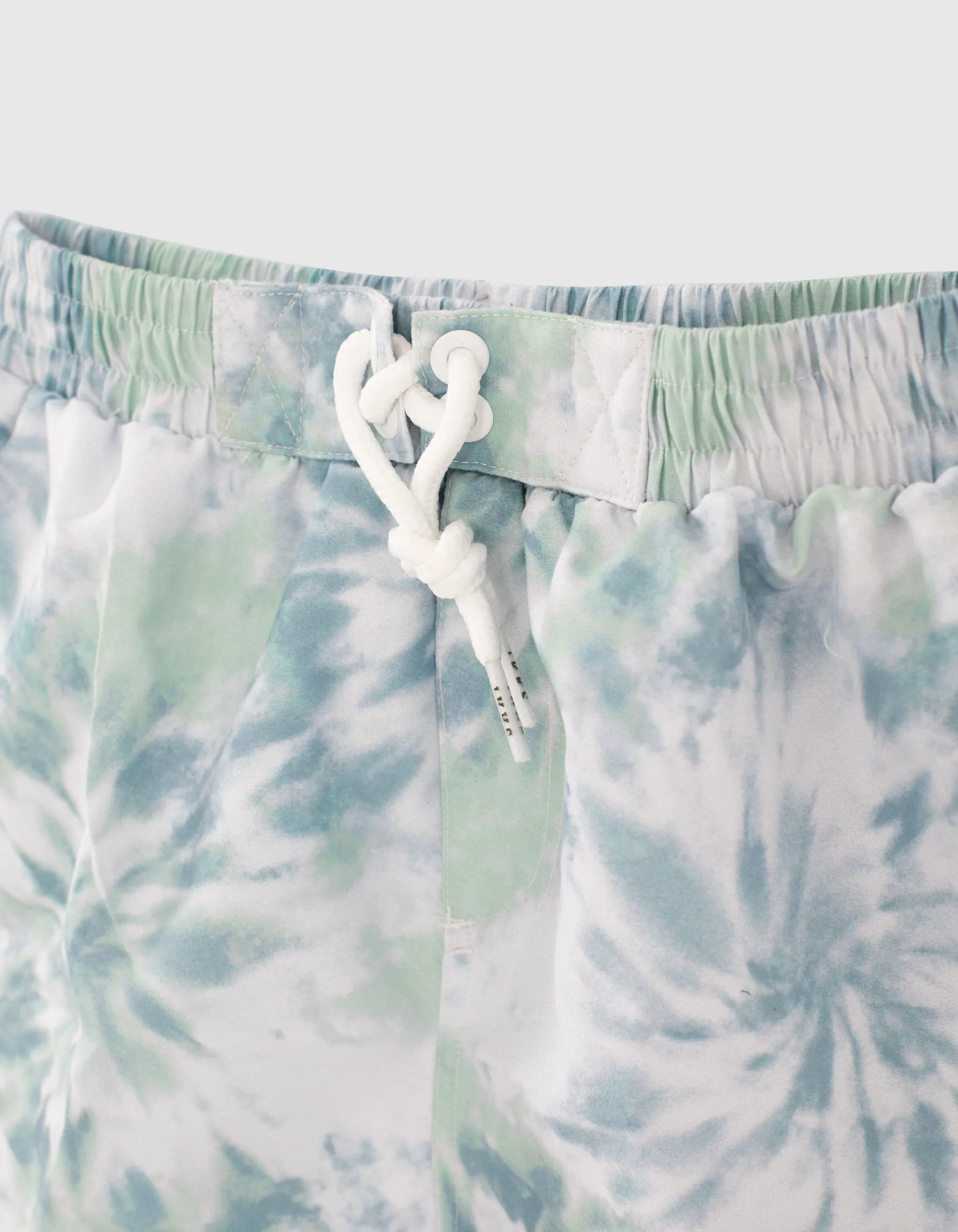 Short de bain mint effet tie and dye garçon