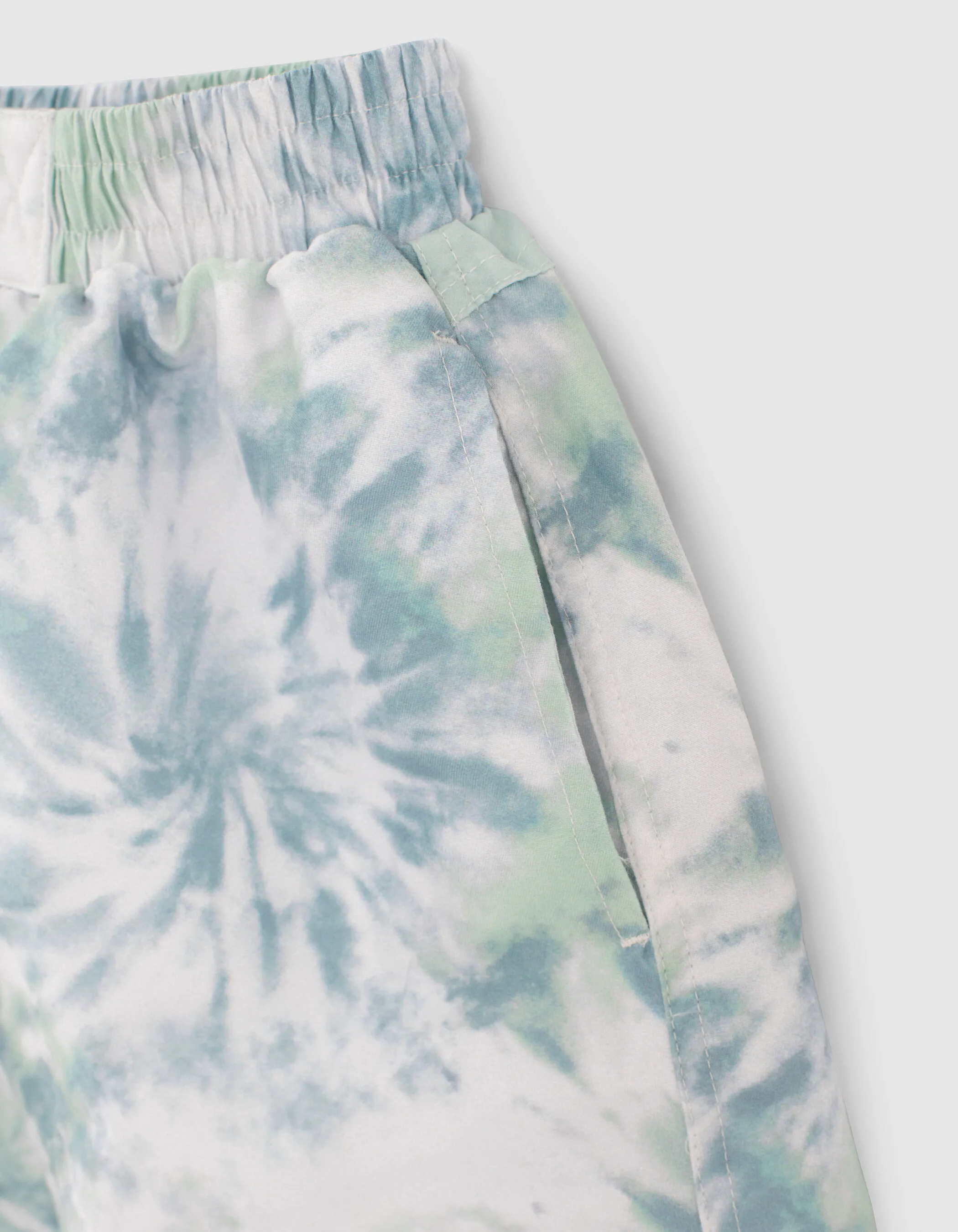 Short de bain mint effet tie and dye garçon