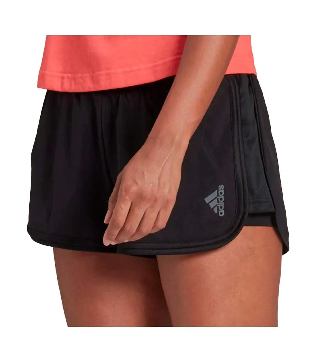 Short de Running Noir Femme Adidas Club