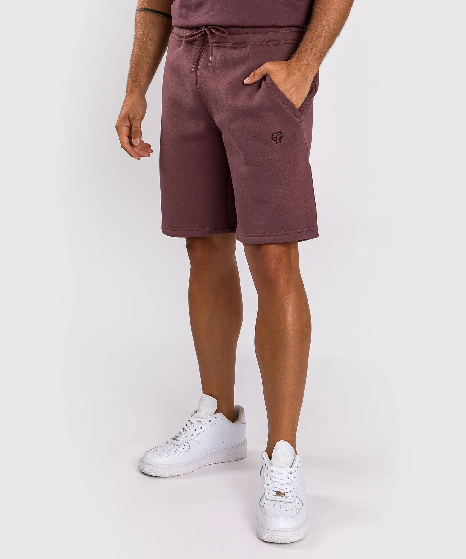 Short en coton Venum Silent Power - Marron