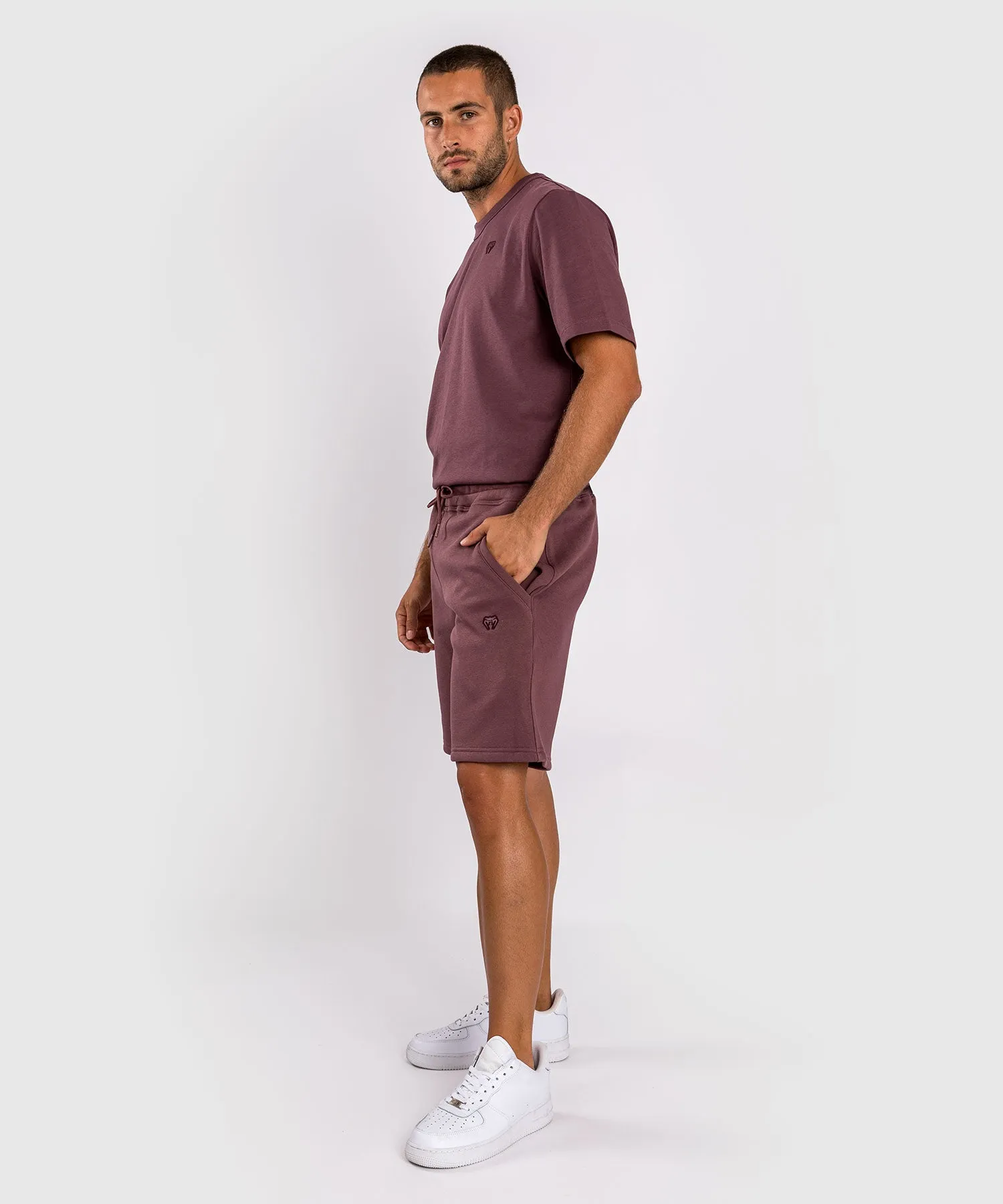 Short en coton Venum Silent Power - Marron