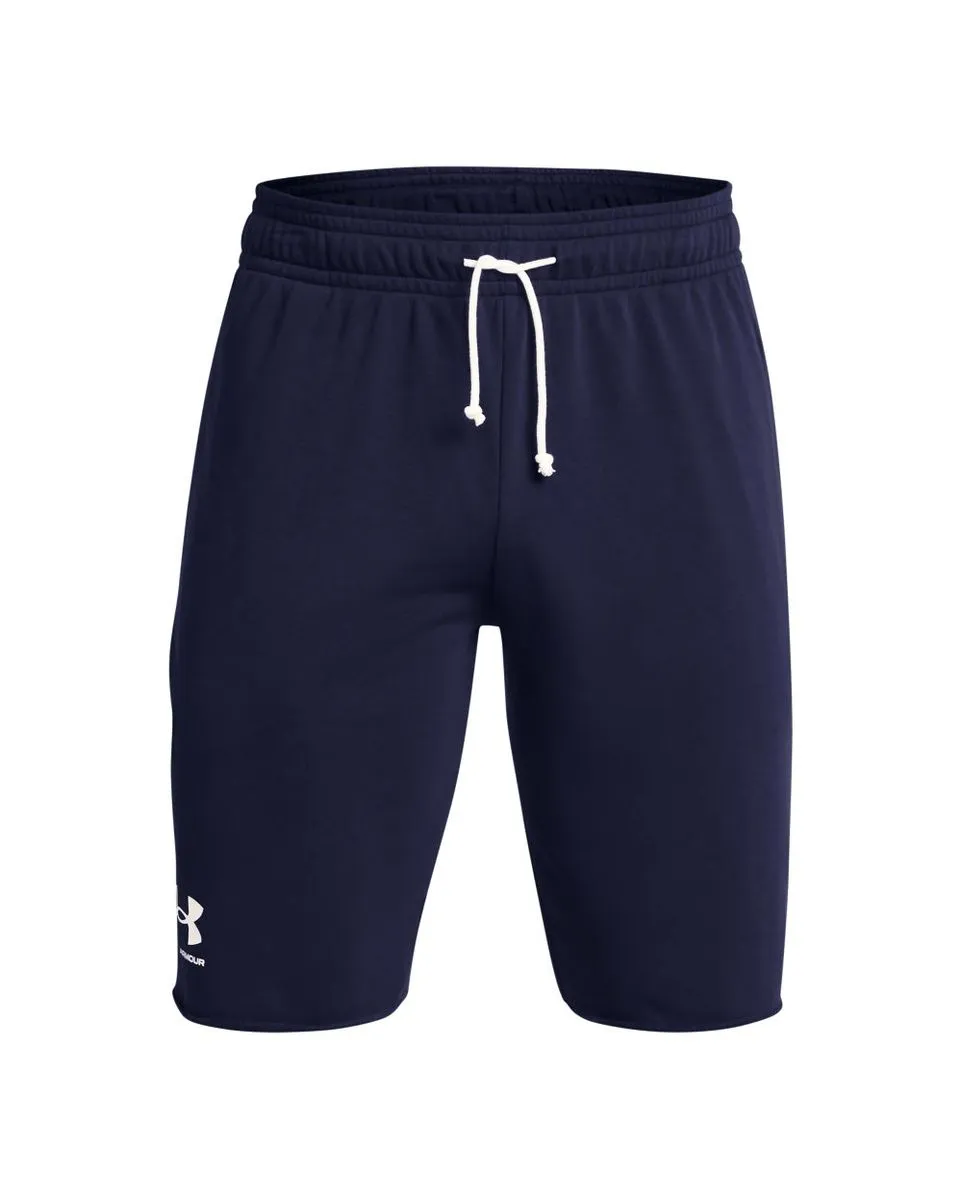 Short Homme UA RIVAL TERRY SHORT Bleu