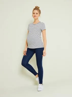 Super skinny de grossesse effet jean denim brut - Vertbaudet