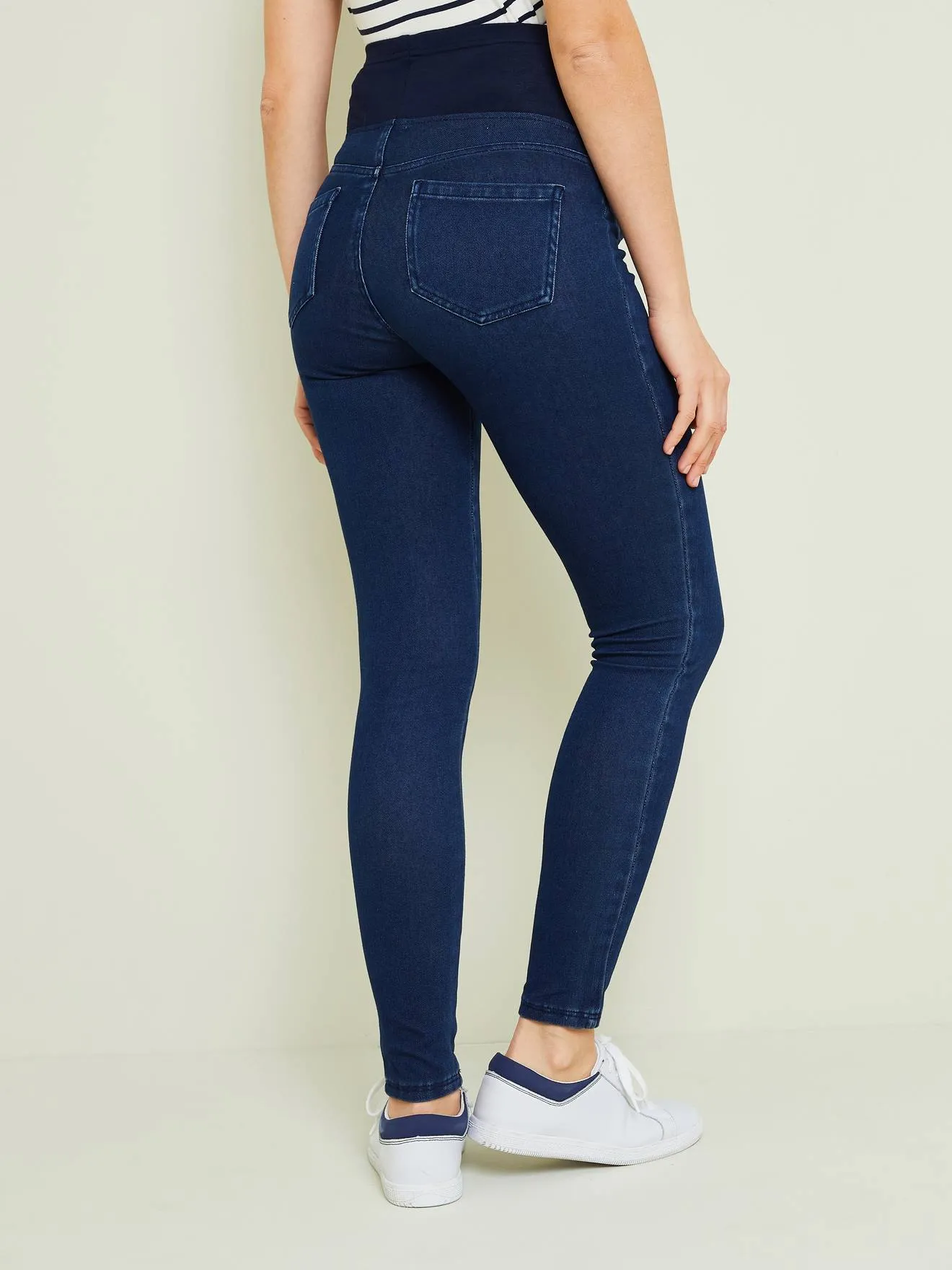 Super skinny de grossesse effet jean denim brut - Vertbaudet