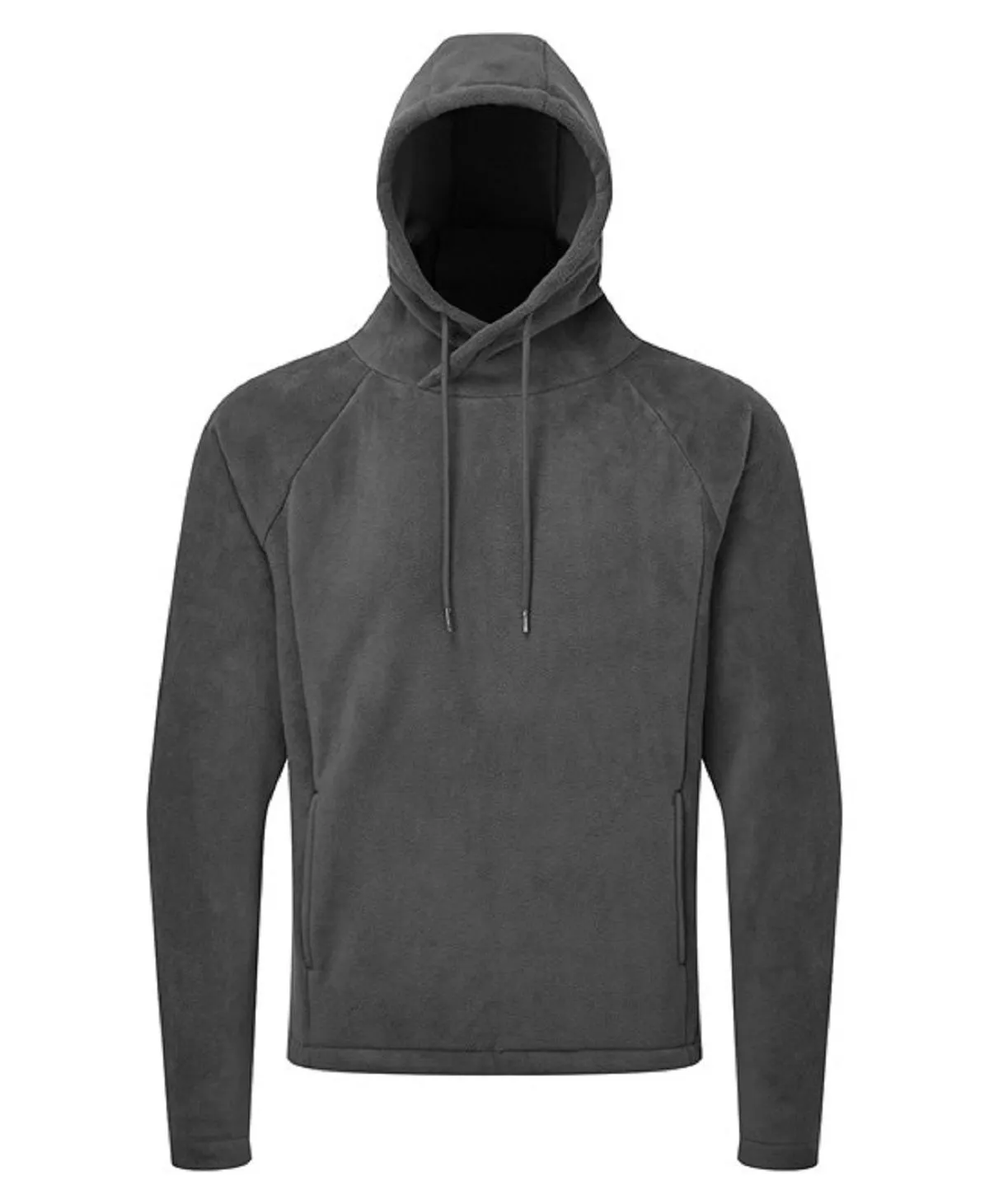 Sweat shirt polaire à capuche - Homme - TR114 - gris foncé 