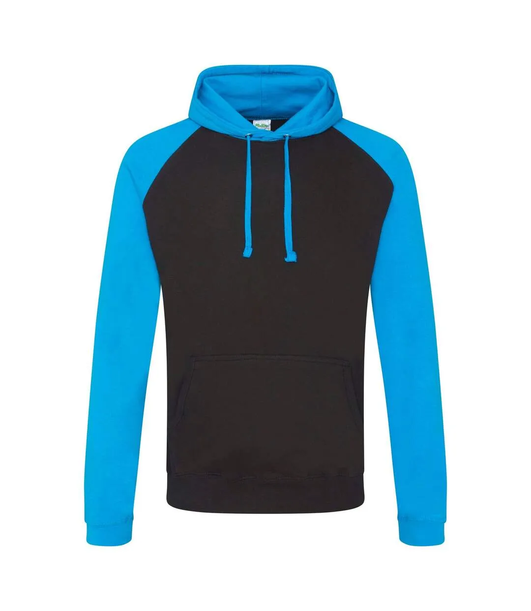 Sweat à capuche contrastée - homme - JH009 - noir et saphir