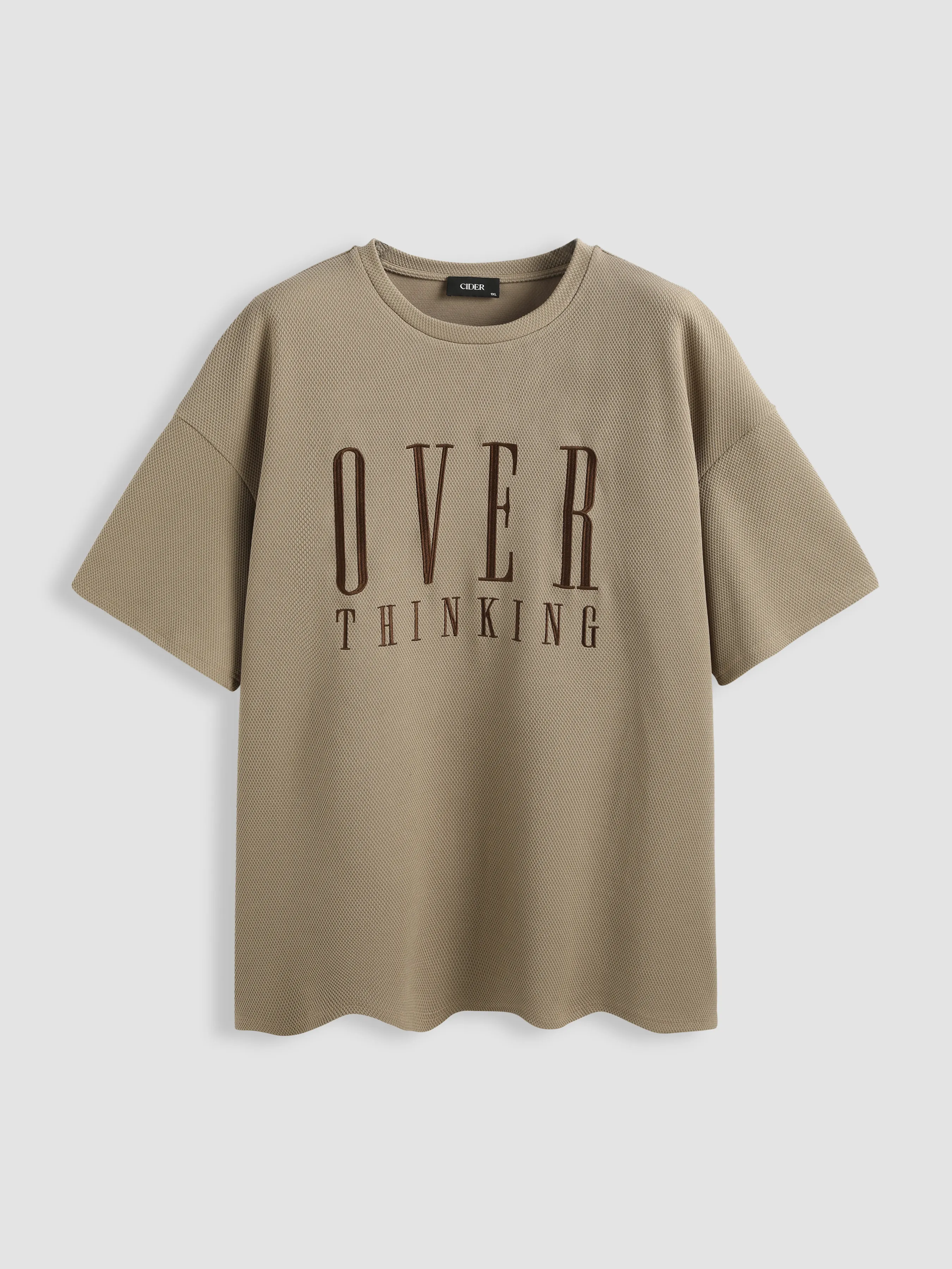 T-shirt graphique oversize  Over Thinking Curve & Plus