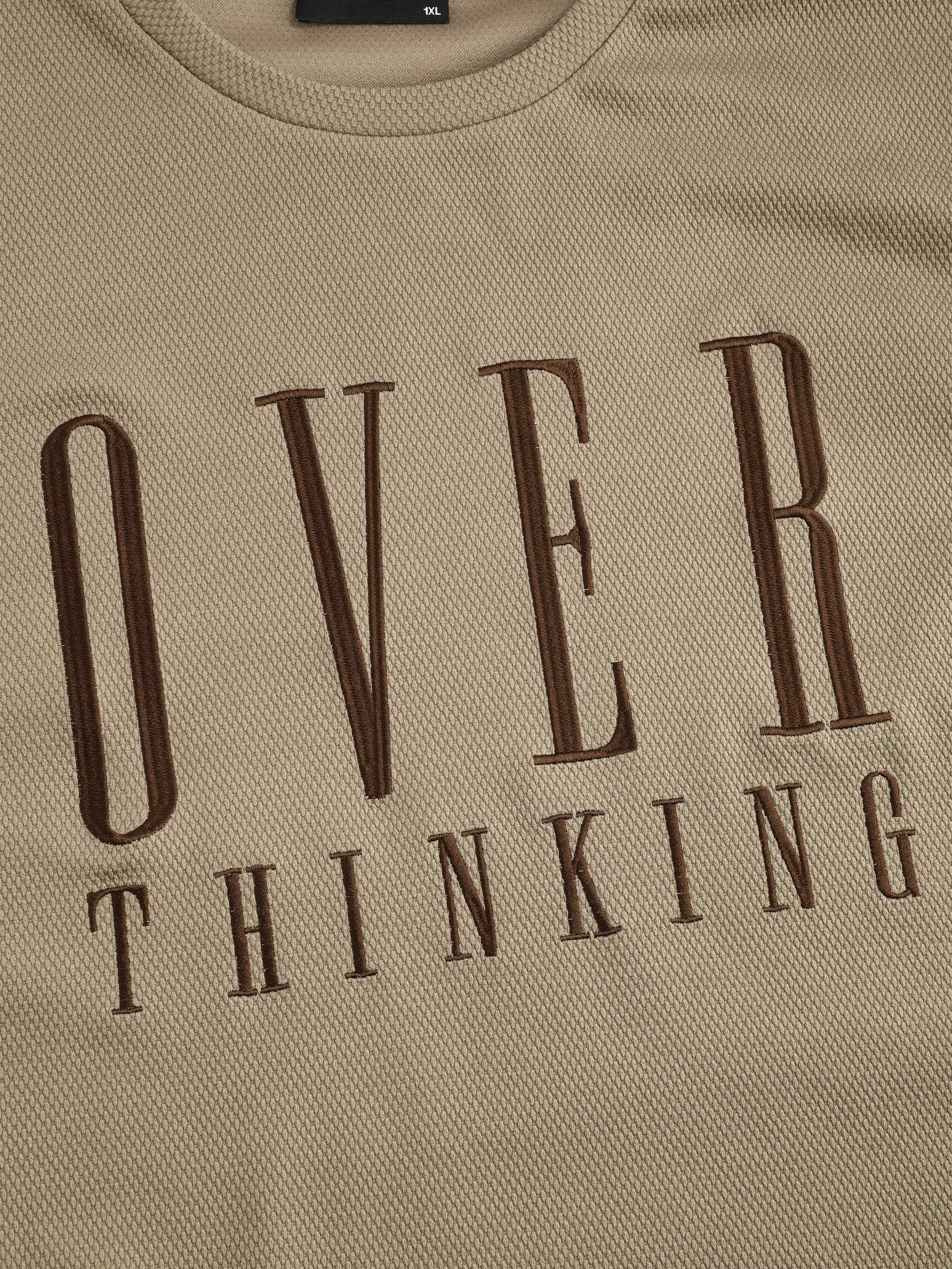 T-shirt graphique oversize  Over Thinking Curve & Plus