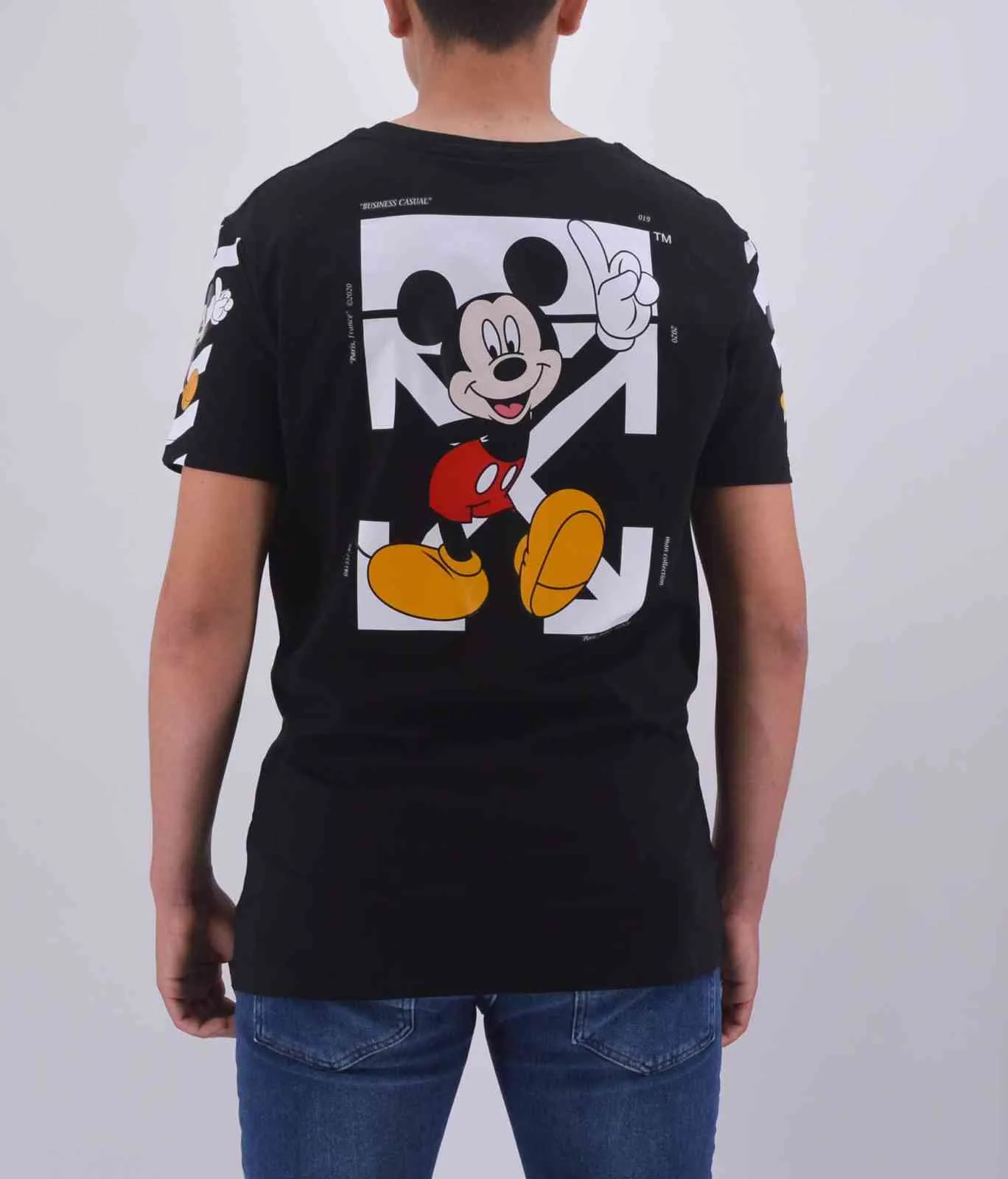 T shirt mickey oversize noir homme | Mode urbaine