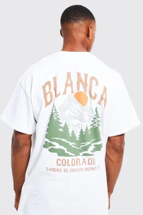 T-shirt oversize à imprimé Colorado au dos