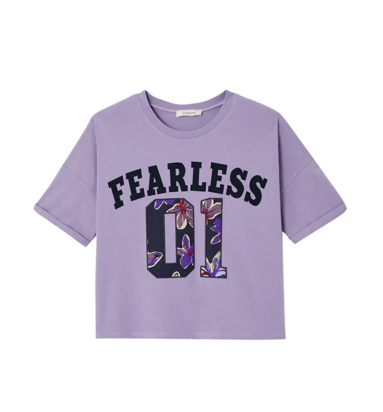 T-shirt oversize Femme - Imprimé multicolore