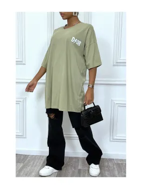 T-shirt oversize kaki inspiration tendance instagram D/OR