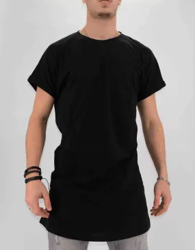 TEE SHIRT OVERSIZE NOIR HOMME - Mode urbaine