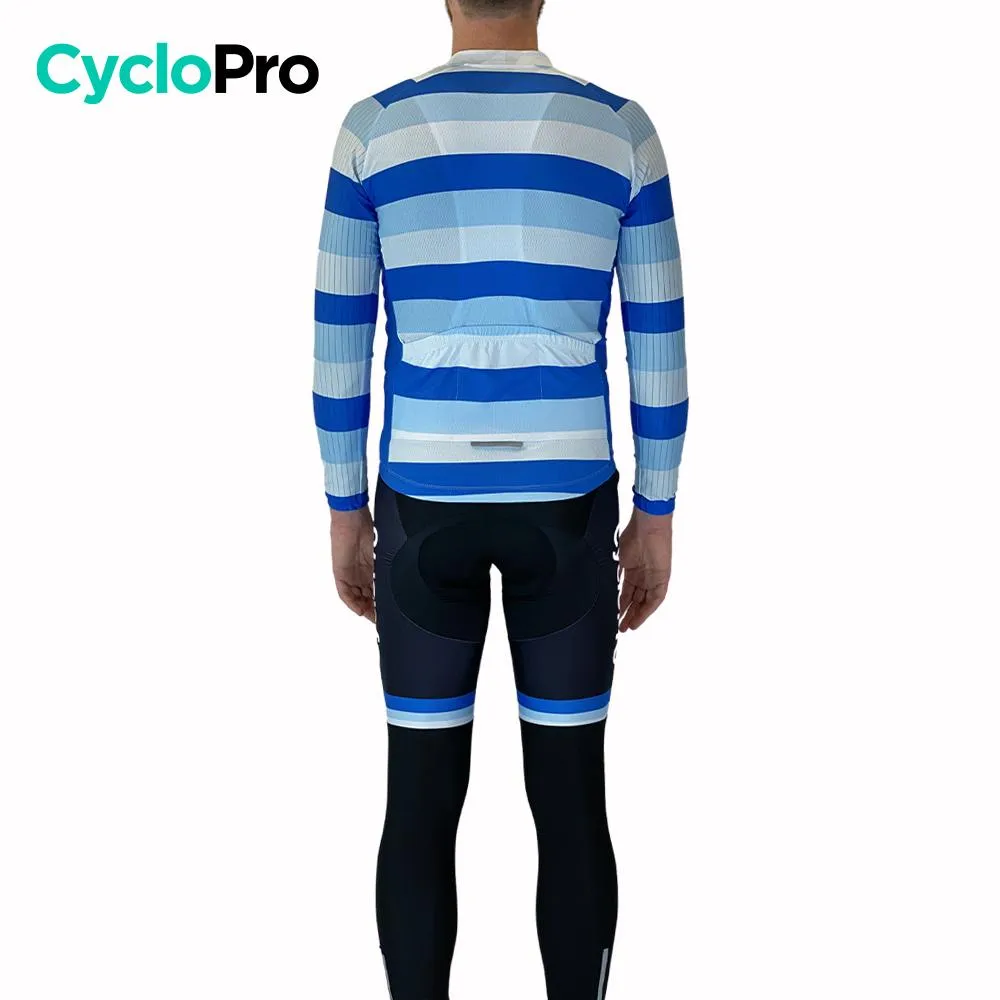 Tenue cycliste automne Bleue Homme - Evasion+