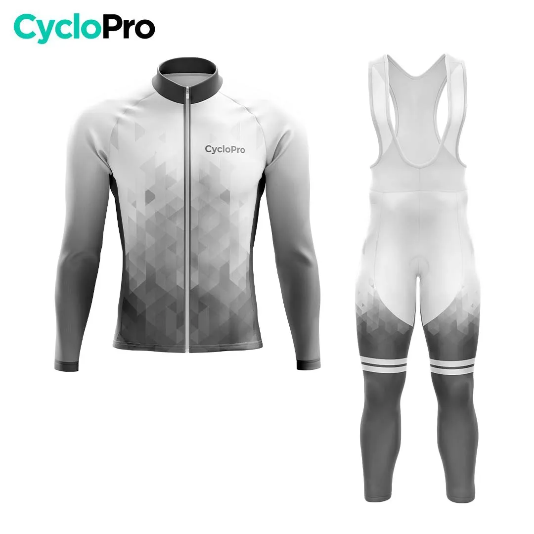 TENUE CYCLISTE AUTOMNE HOMME NOIRE - CRISTAL+