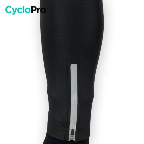 TENUE CYCLISTE AUTOMNE HOMME NOIRE - CRISTAL+