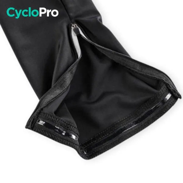 TENUE CYCLISTE AUTOMNE HOMME NOIRE - CRISTAL+