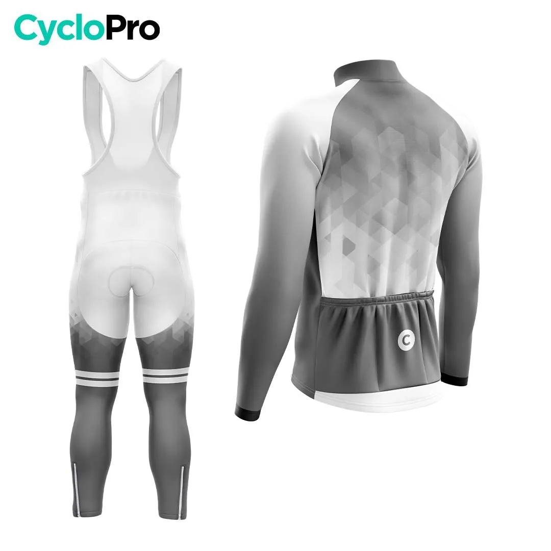 TENUE CYCLISTE AUTOMNE HOMME NOIRE - CRISTAL+