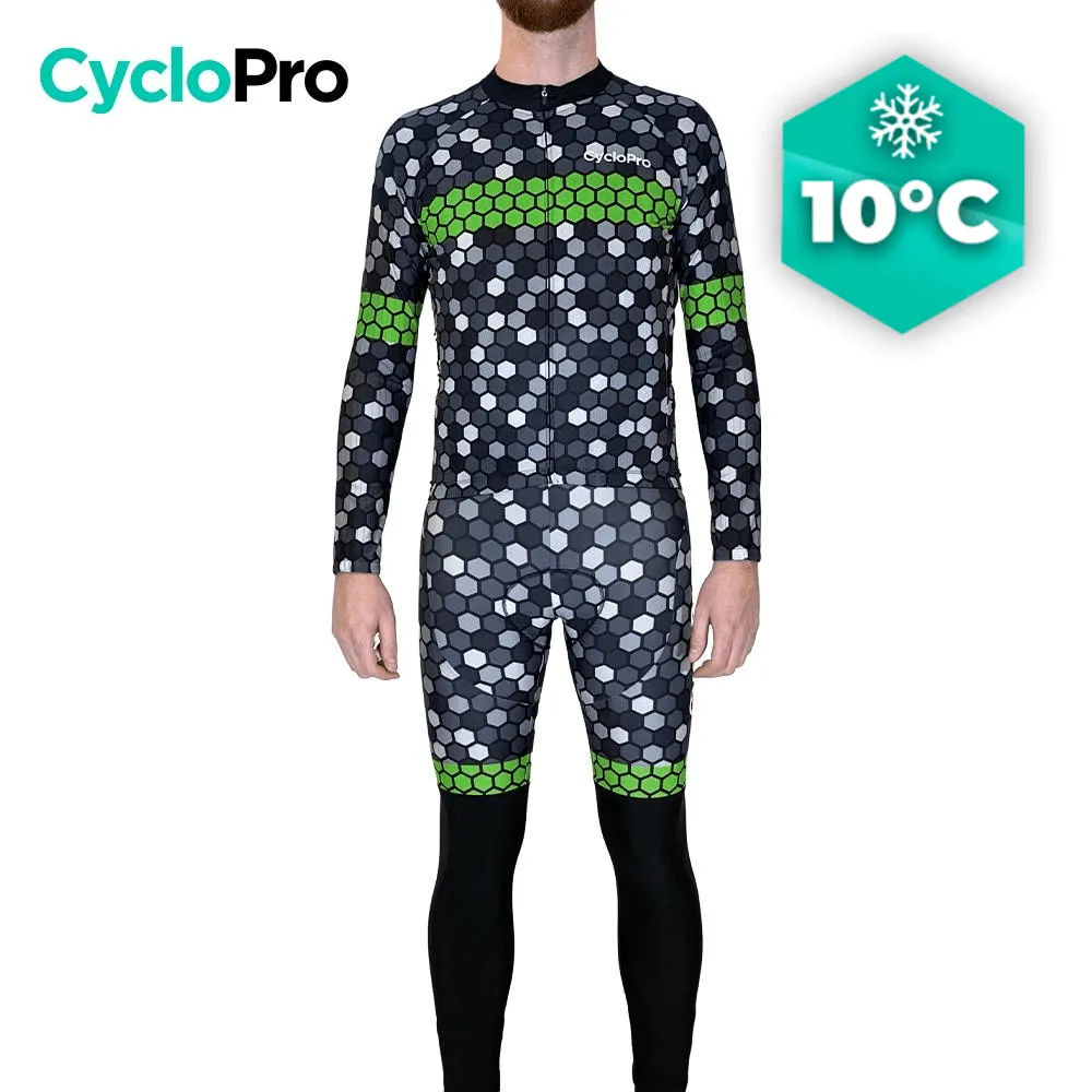 Tenue cycliste automne Verte Homme - Atmosphère+