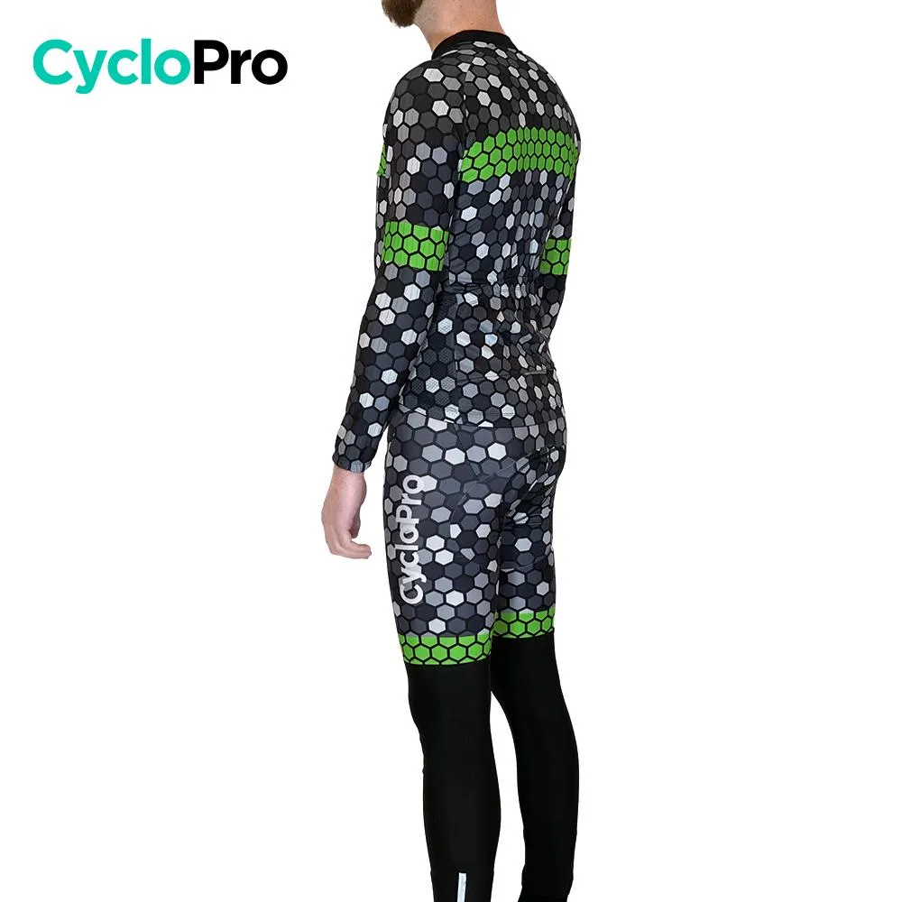 Tenue cycliste automne Verte Homme - Atmosphère+