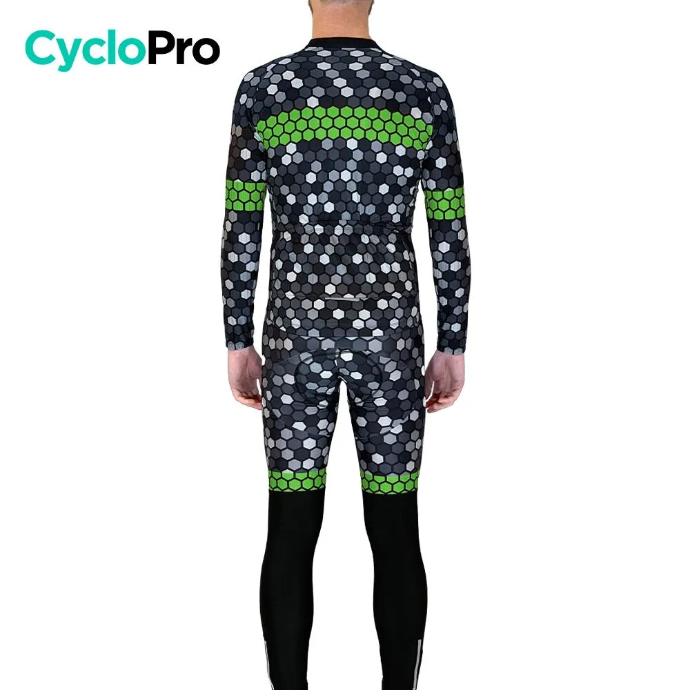 Tenue cycliste automne Verte Homme - Atmosphère+