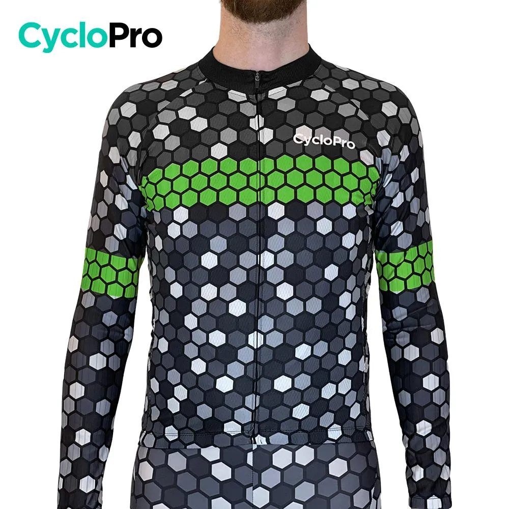 Tenue cycliste automne Verte Homme - Atmosphère+