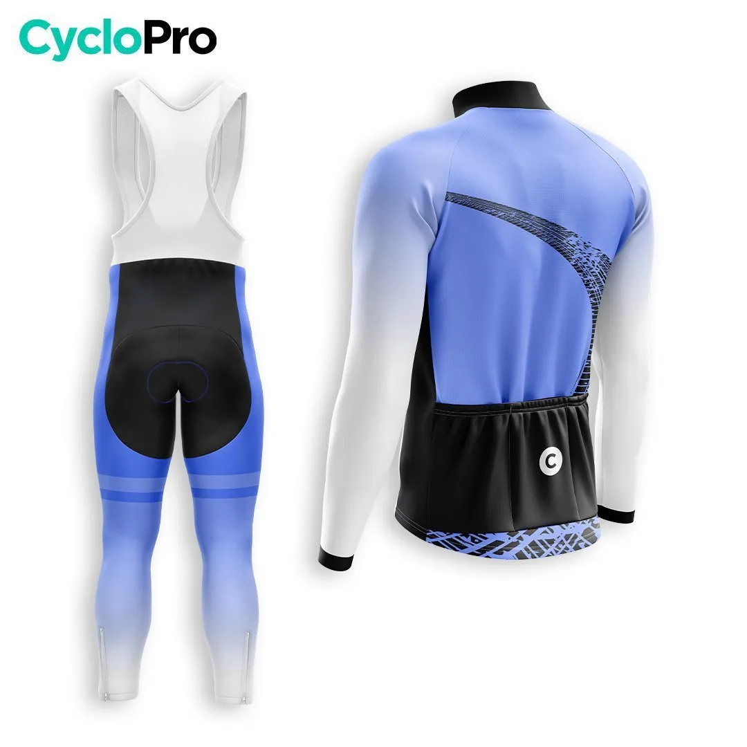 TENUE CYCLISTE HIVER HOMME BLEU - TRACE+