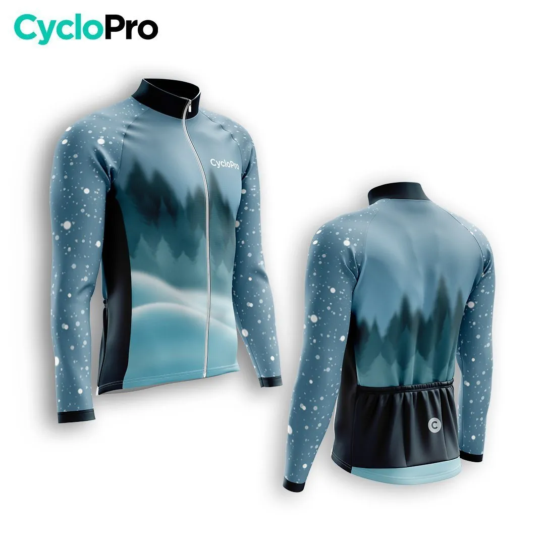 TENUE CYCLISTE HIVER HOMME BLEUE - SNOW+