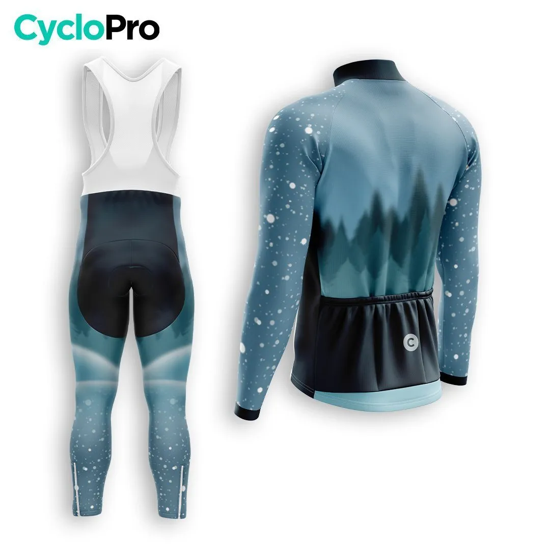 TENUE CYCLISTE HIVER HOMME BLEUE - SNOW+