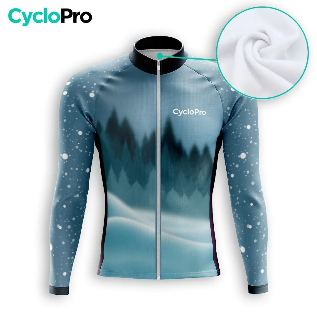 TENUE CYCLISTE HIVER HOMME BLEUE - SNOW+