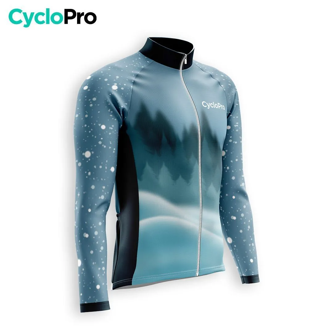 TENUE CYCLISTE HIVER HOMME BLEUE - SNOW+