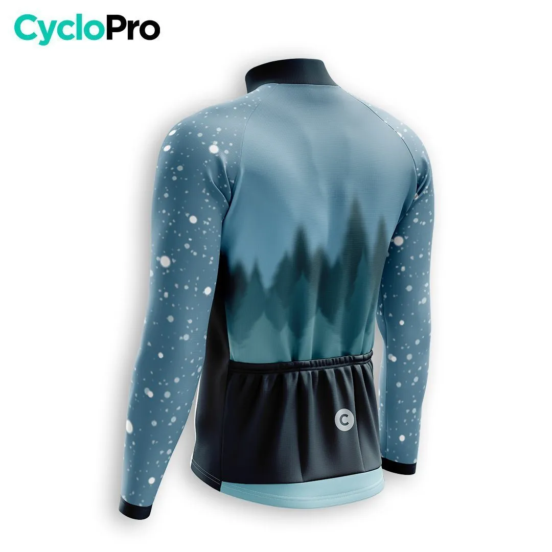 TENUE CYCLISTE HIVER HOMME BLEUE - SNOW+