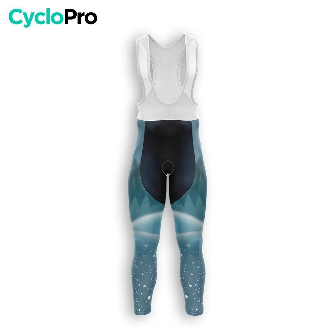 TENUE CYCLISTE HIVER HOMME BLEUE - SNOW+