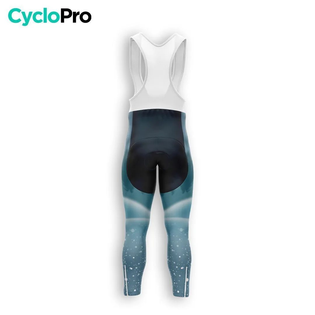 TENUE CYCLISTE HIVER HOMME BLEUE - SNOW+