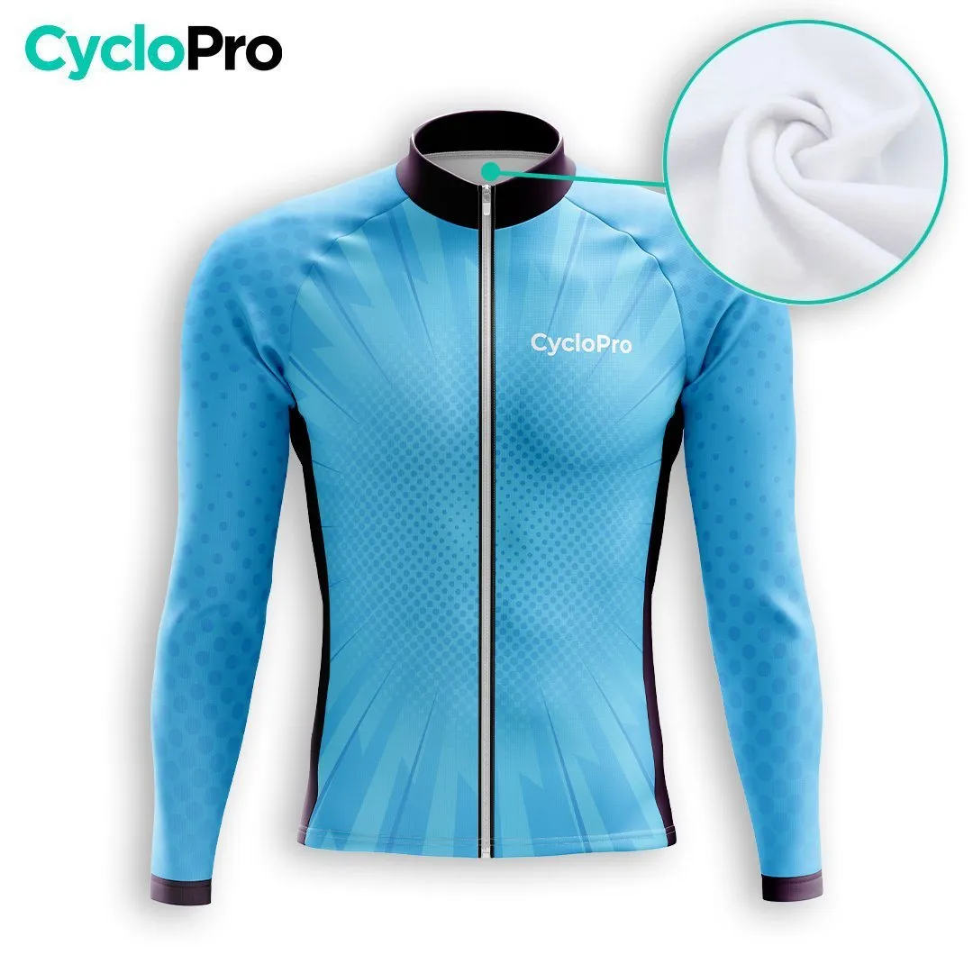 TENUE CYCLISTE HIVER HOMME BLEUE - SPEED+